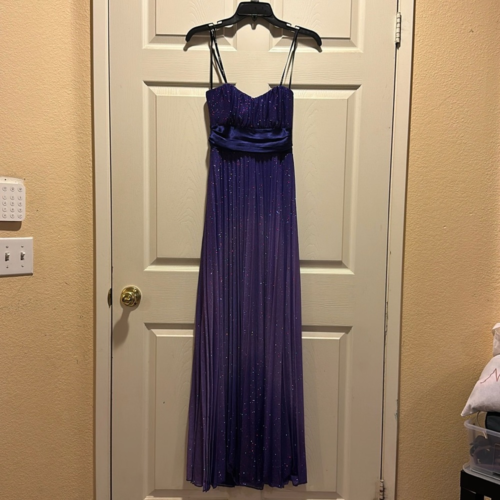 Nwt purple gown size small